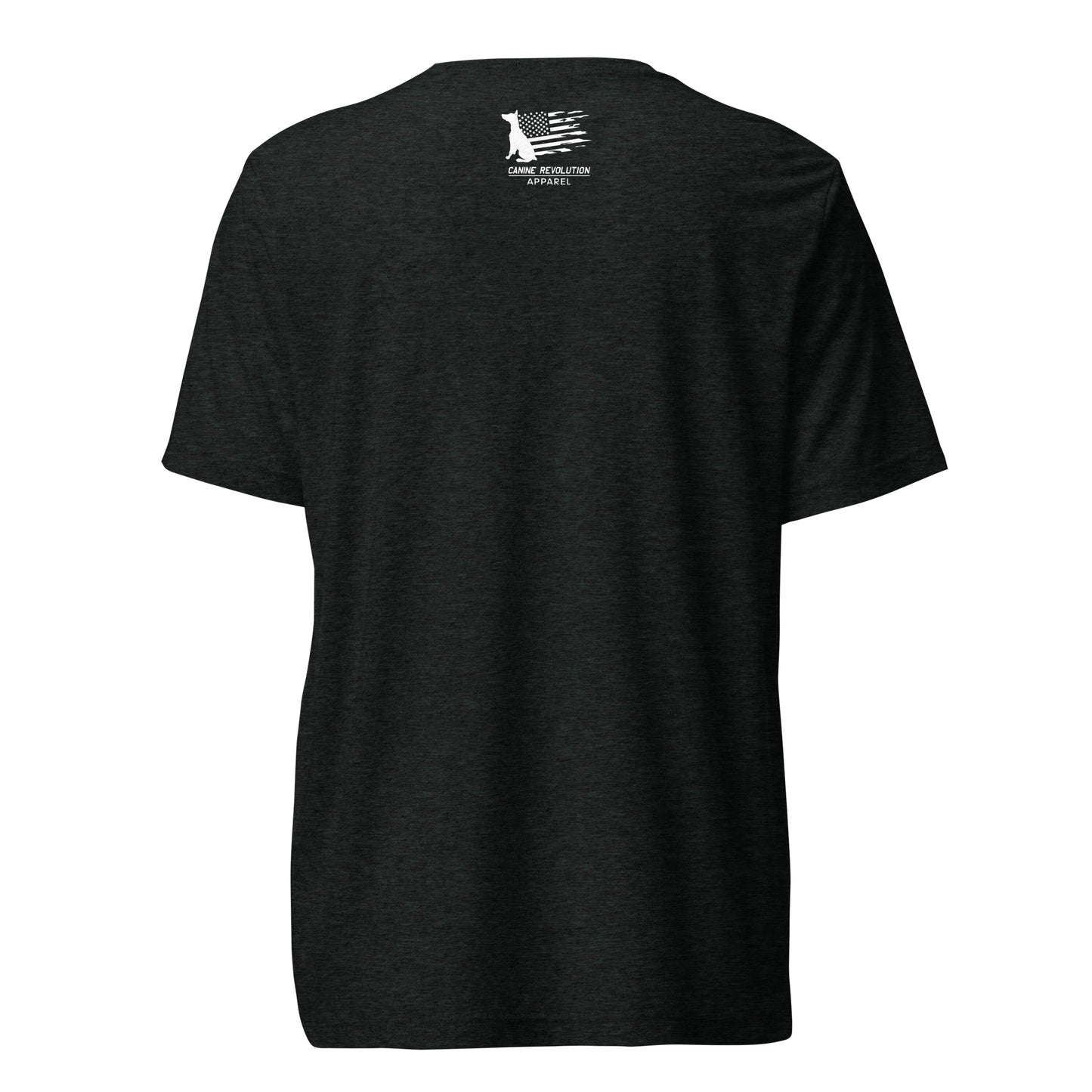 Pirate Doberman Dog White Skull Unisex Tri-Blend T-Shirt