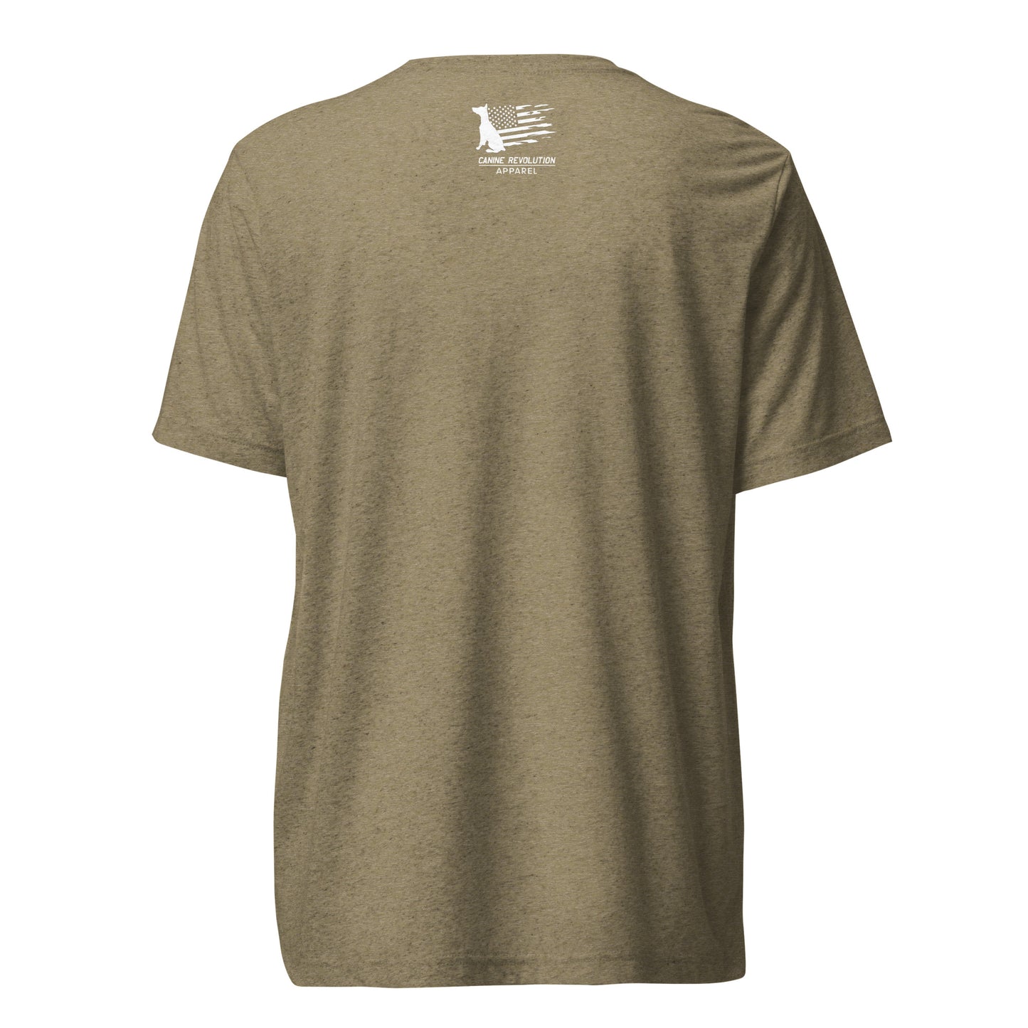 Pirate Doberman Dog White Skull Unisex Tri-Blend T-Shirt