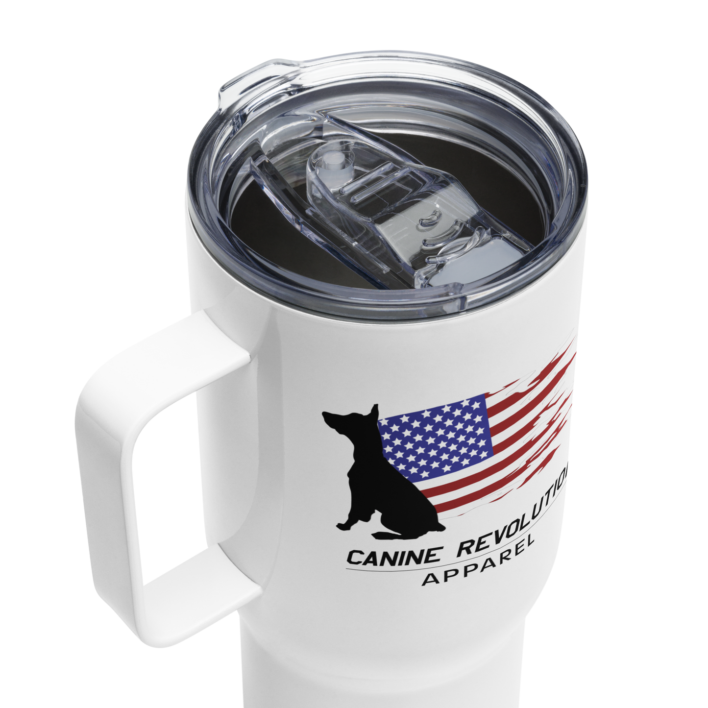 Canine Revolution Apparel Stainless Steel Travel Cup with Handle
