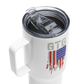 GTG American Flag Stainless Steel Travel Cup with Handle