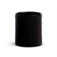 Canine Revolution Apparel GTG GOOD TO GO American Flag Black Ceramic Mug