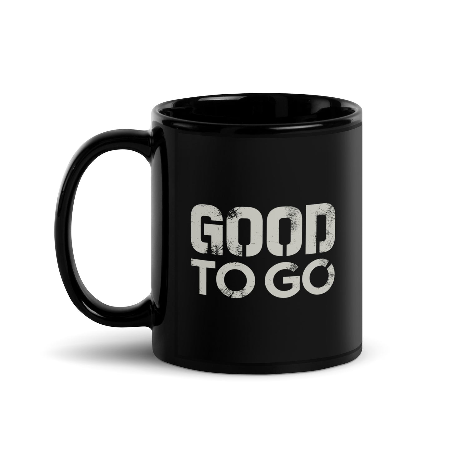 Canine Revolution Apparel GOOD TO GO Black Ceramic Mug
