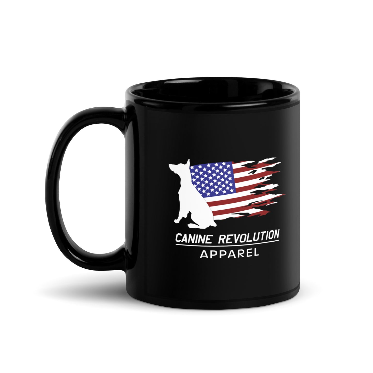 Canine Revolution Apparel Black Ceramic Mug