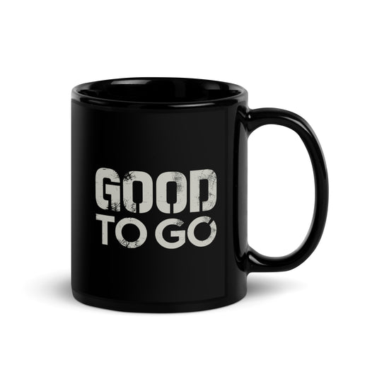 Canine Revolution Apparel GOOD TO GO Black Ceramic Mug