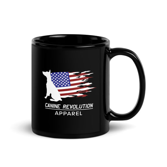 Canine Revolution Apparel Black Ceramic Mug