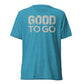 GOOD TO GO Tri-Blend Unisex T-Shirt with Grey American Flag