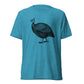 Guinea Fowl Guinea Hen Illustration Poultry Bird Unisex Tri-Blend Farm T-Shirt