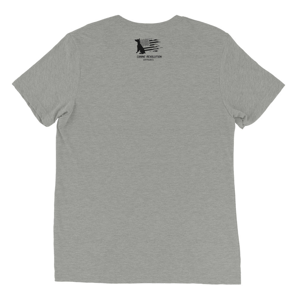Guinea Hen Guinea Fowl Bird Unisex Tri-Blend Farm T-Shirt
