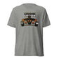 Iron Revolution Tri-Blend Unisex Dumbbell T-Shirt with Back Black Logo