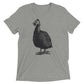Guinea Hen Guinea Fowl Bird Unisex Tri-Blend Farm T-Shirt