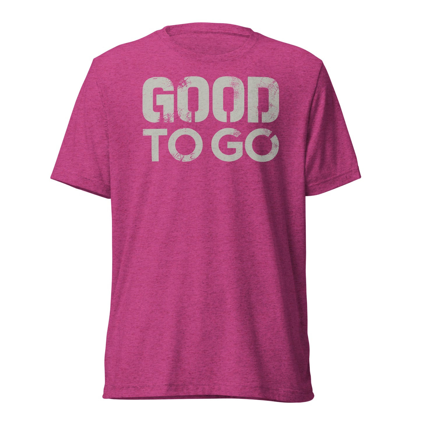 GOOD TO GO Tri-Blend Unisex T-Shirt with Tri-Color American Flag