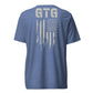 GOOD TO GO Tri-Blend Unisex T-Shirt with Grey American Flag