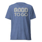 GOOD TO GO Tri-Blend Unisex T-Shirt with Grey American Flag