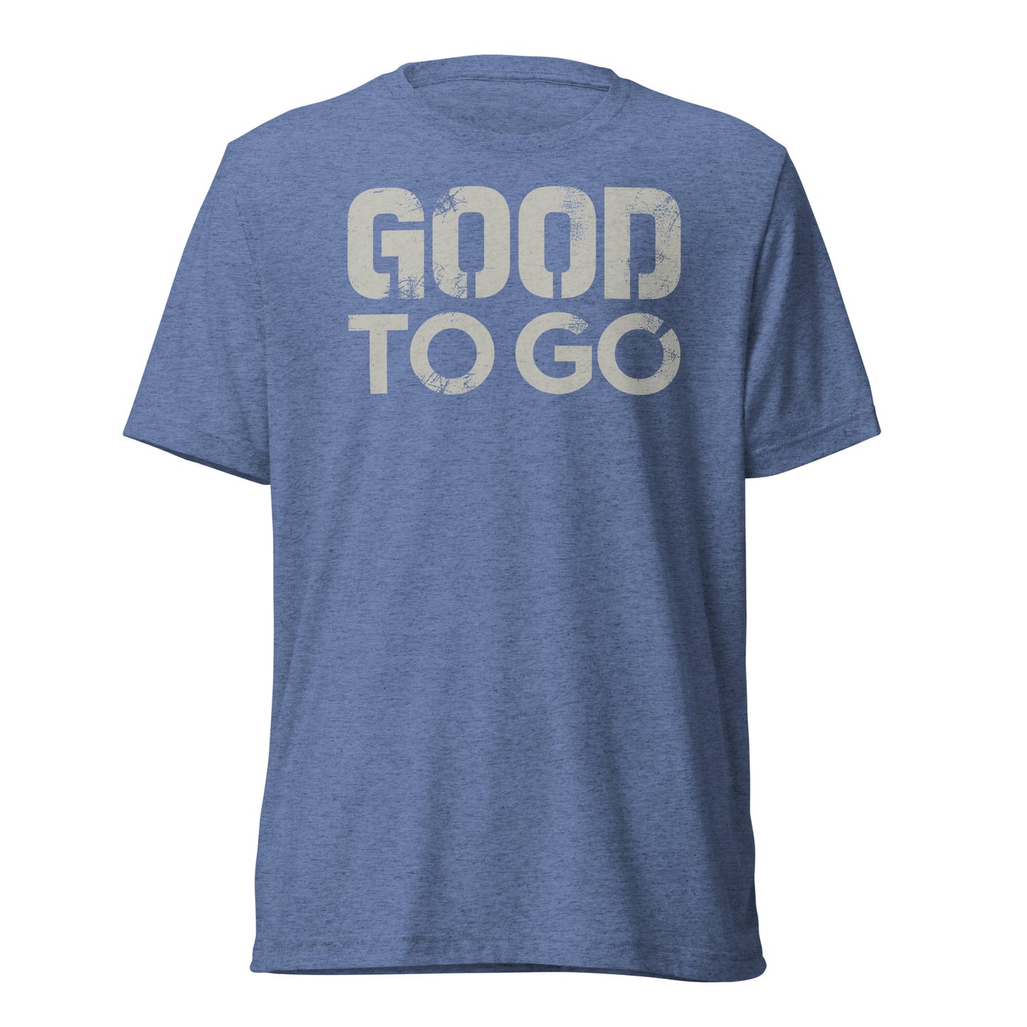 GOOD TO GO Tri-Blend Unisex T-Shirt with Tri-Color American Flag
