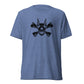 Pirate Doberman Dog Black Skull Unisex Tri-Blend T-Shirt