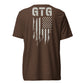 GOOD TO GO Tri-Blend Unisex T-Shirt with Grey American Flag