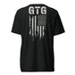 GOOD TO GO Tri-Blend Unisex T-Shirt with Grey American Flag
