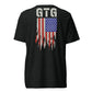 GOOD TO GO Tri-Blend Unisex T-Shirt with Tri-Color American Flag