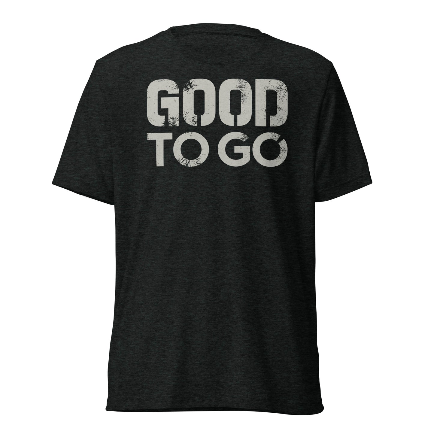 GOOD TO GO Tri-Blend Unisex T-Shirt with Tri-Color American Flag