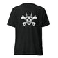 Pirate Doberman Dog White Skull Unisex Tri-Blend T-Shirt