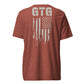 GOOD TO GO Tri-Blend Unisex T-Shirt with Grey American Flag