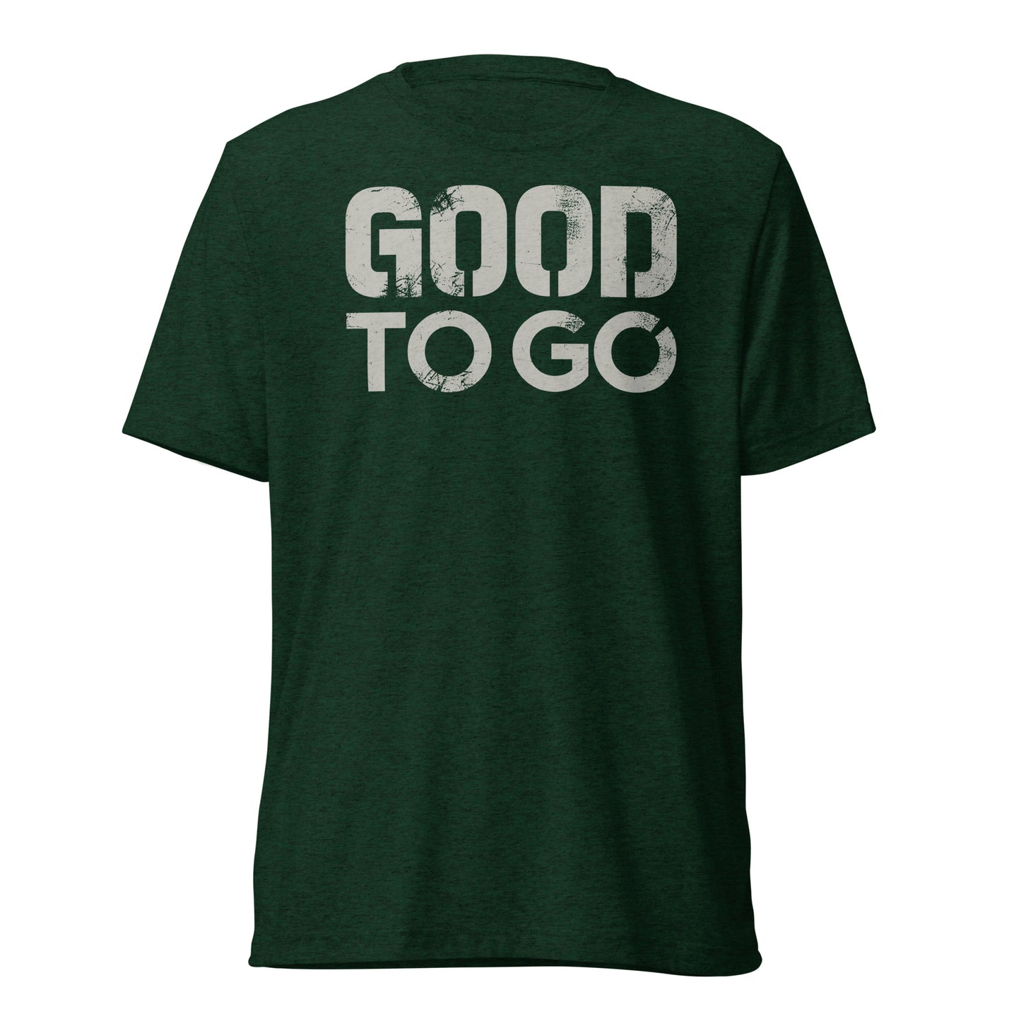 GOOD TO GO Tri-Blend Unisex T-Shirt with Tri-Color American Flag