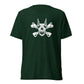 Pirate Doberman Dog White Skull Unisex Tri-Blend T-Shirt