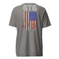 GOOD TO GO Tri-Blend Unisex T-Shirt with Tri-Color American Flag