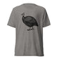 Guinea Fowl Guinea Hen Illustration Poultry Bird Unisex Tri-Blend Farm T-Shirt