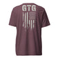 GOOD TO GO Tri-Blend Unisex T-Shirt with Grey American Flag