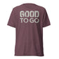 GOOD TO GO Tri-Blend Unisex T-Shirt with Grey American Flag