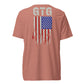 GOOD TO GO Tri-Blend Unisex T-Shirt with Tri-Color American Flag
