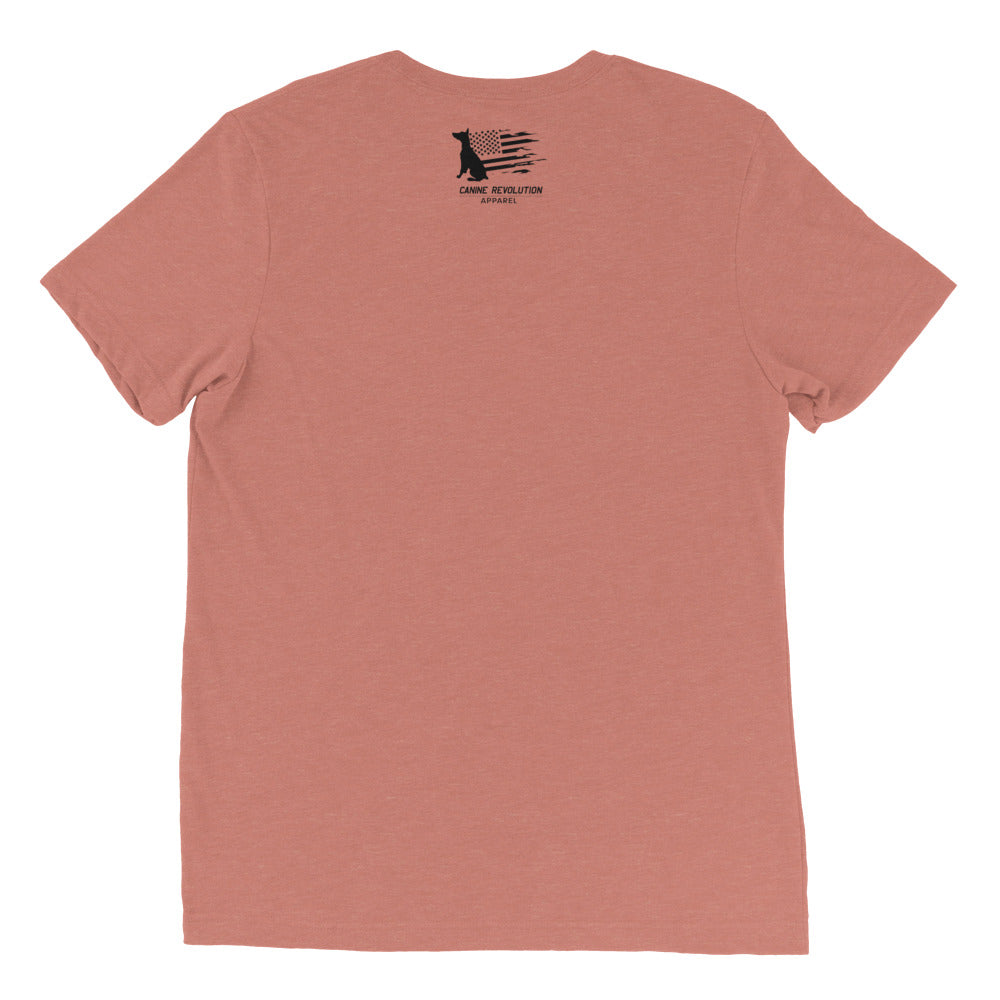 Guinea Hen Guinea Fowl Bird Unisex Tri-Blend Farm T-Shirt