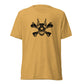 Pirate Doberman Dog Black Skull Unisex Tri-Blend T-Shirt