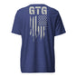 GOOD TO GO Tri-Blend Unisex T-Shirt with Grey American Flag