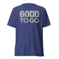 GOOD TO GO Tri-Blend Unisex T-Shirt with Grey American Flag