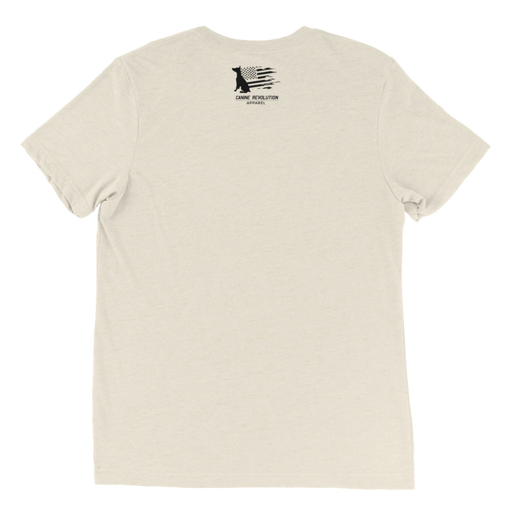 Guinea Hen Guinea Fowl Bird Unisex Tri-Blend Farm T-Shirt