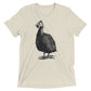 Guinea Hen Guinea Fowl Bird Unisex Tri-Blend Farm T-Shirt