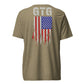 GOOD TO GO Tri-Blend Unisex T-Shirt with Tri-Color American Flag