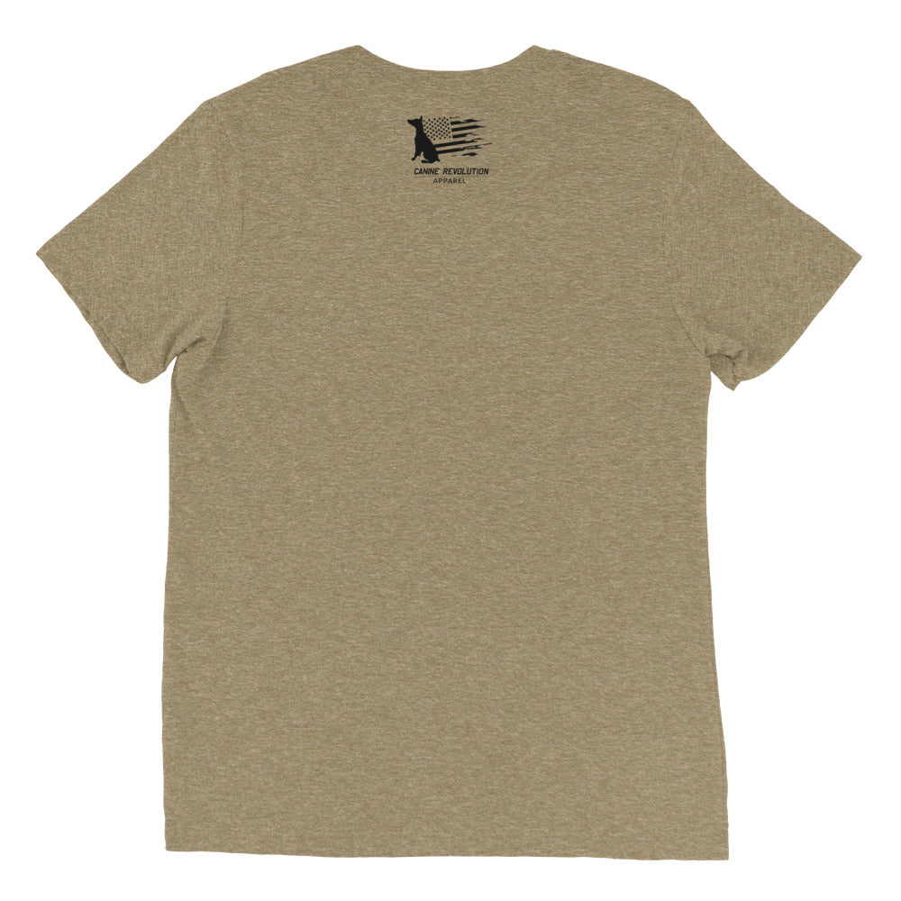 Guinea Hen Guinea Fowl Bird Unisex Tri-Blend Farm T-Shirt