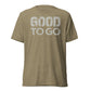 GOOD TO GO Tri-Blend Unisex T-Shirt with Grey American Flag