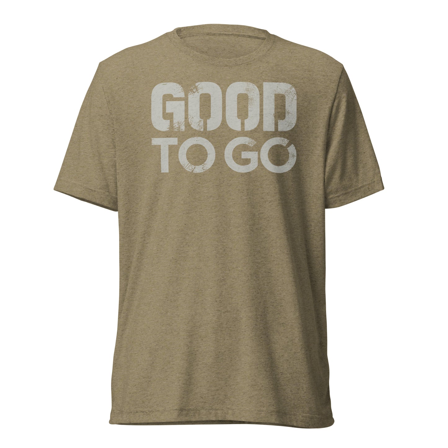 GOOD TO GO Tri-Blend Unisex T-Shirt with Grey American Flag