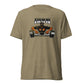 Iron Revolution Tri-Blend Unisex Dumbbell T-Shirt with Back White Logo
