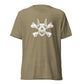 Pirate Doberman Dog White Skull Unisex Tri-Blend T-Shirt