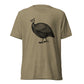 Guinea Fowl Guinea Hen Illustration Poultry Bird Unisex Tri-Blend Farm T-Shirt