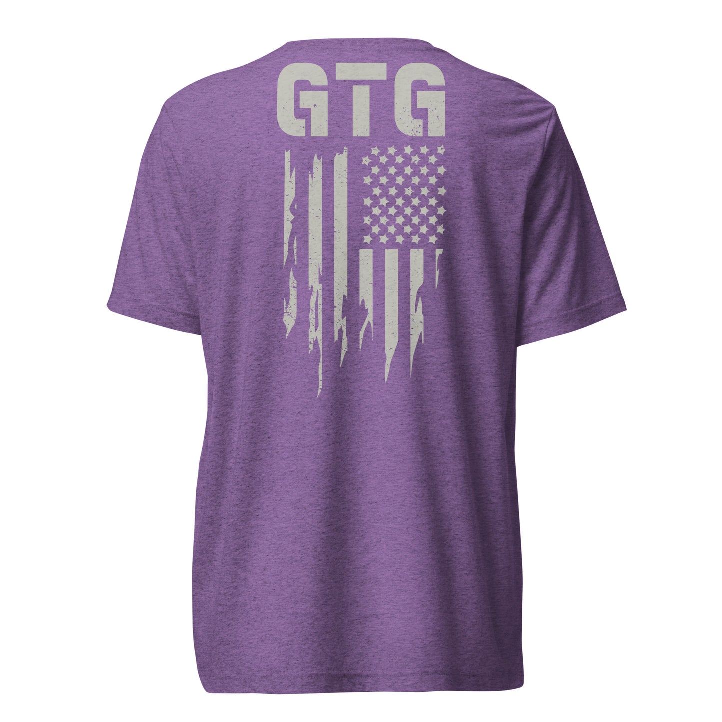 GOOD TO GO Tri-Blend Unisex T-Shirt with Grey American Flag