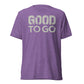 GOOD TO GO Tri-Blend Unisex T-Shirt with Grey American Flag