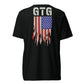 GOOD TO GO Tri-Blend Unisex T-Shirt with Tri-Color American Flag