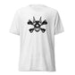 Pirate Doberman Dog Black Skull Unisex Tri-Blend T-Shirt