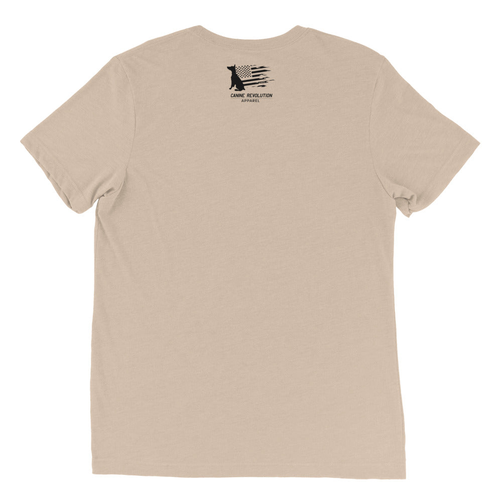 Guinea Hen Guinea Fowl Bird Unisex Tri-Blend Farm T-Shirt